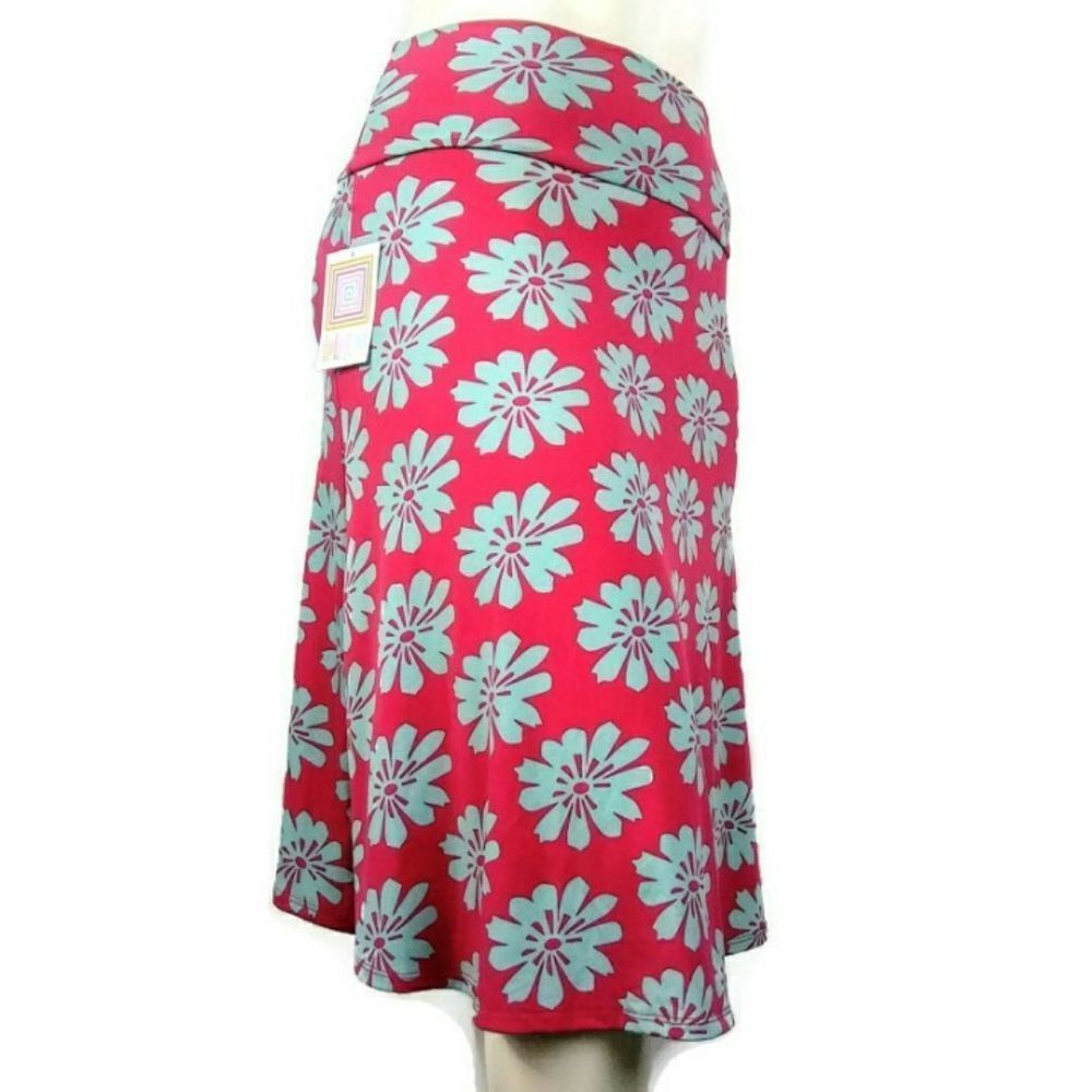 LULAROE Azur XS Flare Skirt
